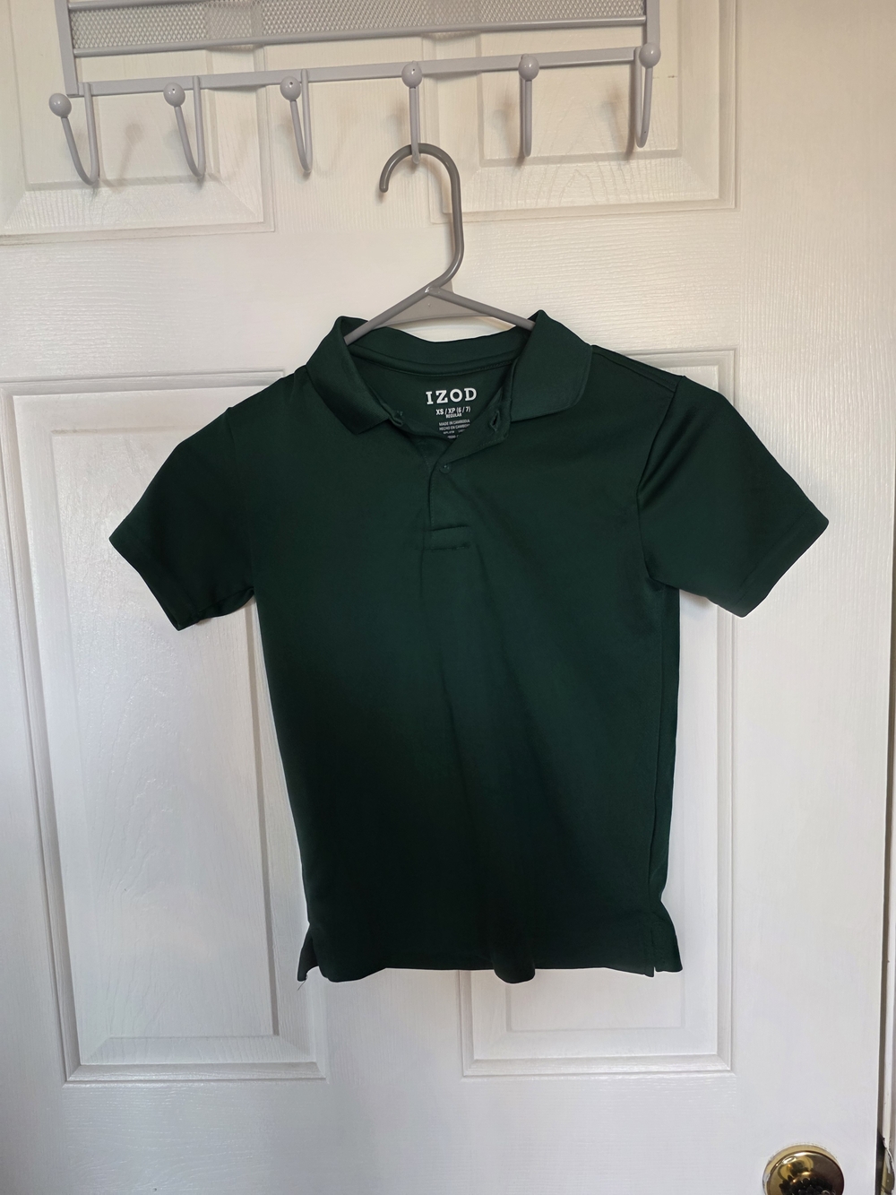Izod Boys' Forest Green Short-Sleeve Polo